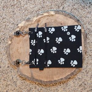 Hipklips Paw Print Bag Wallet Hands-Free Purse